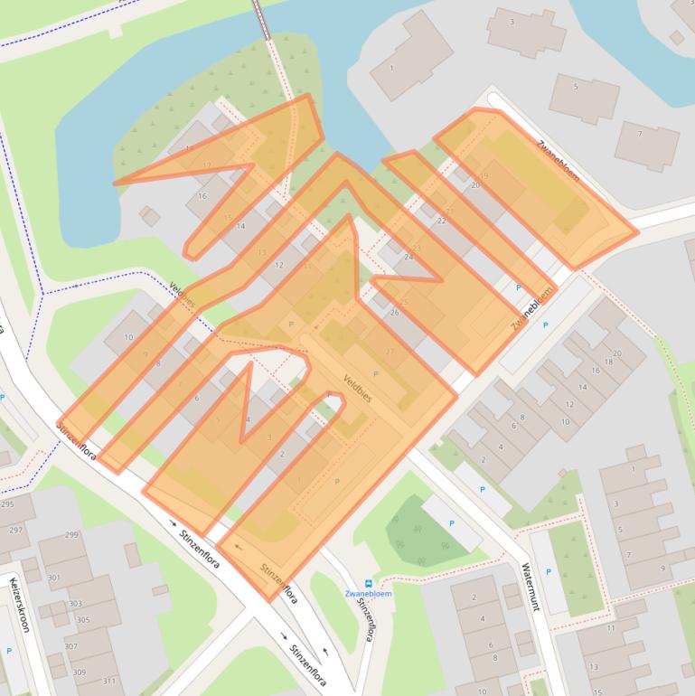 Kaart van postcodegebied 8935PX.