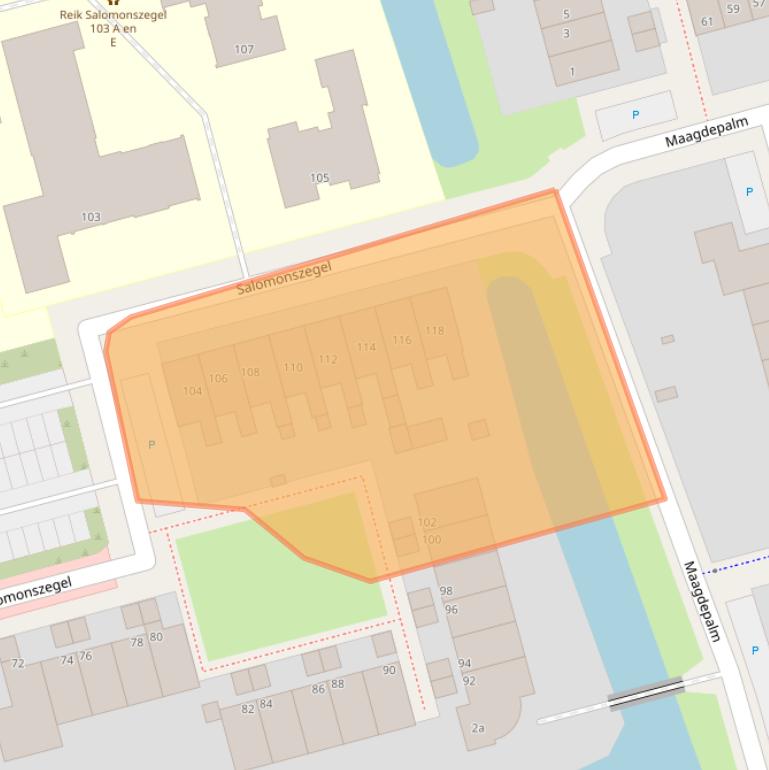 Kaart van postcodegebied 8935SJ.