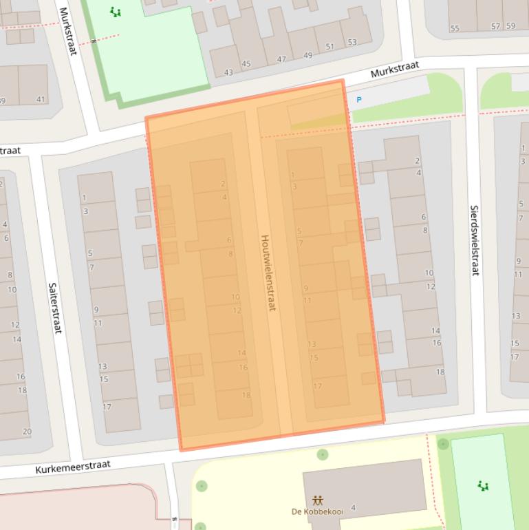 Kaart van postcodegebied 8936AL.