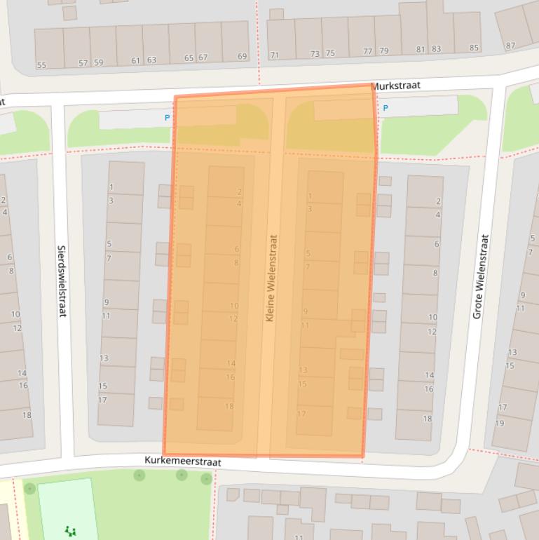 Kaart van postcodegebied 8936AN.