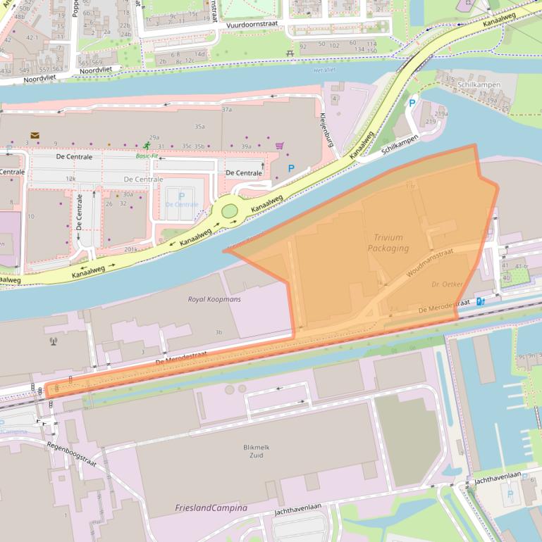 Kaart van postcodegebied 8937AB.