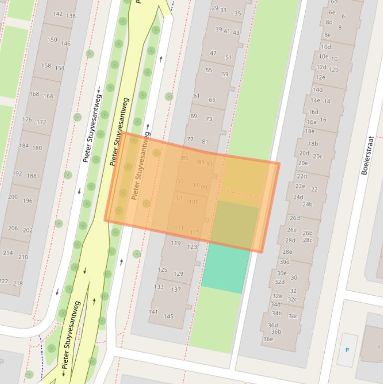 Kaart van postcodegebied 8937AE.
