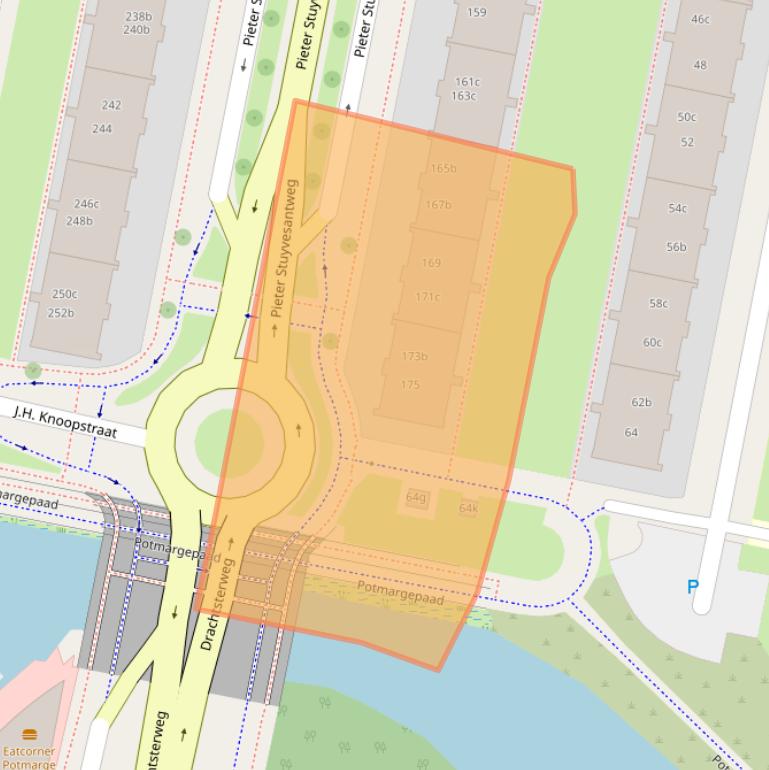 Kaart van postcodegebied 8937AJ.