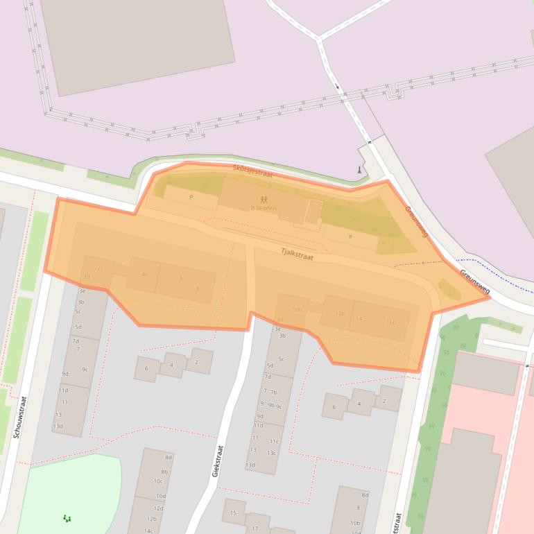 Kaart van postcodegebied 8937AP.