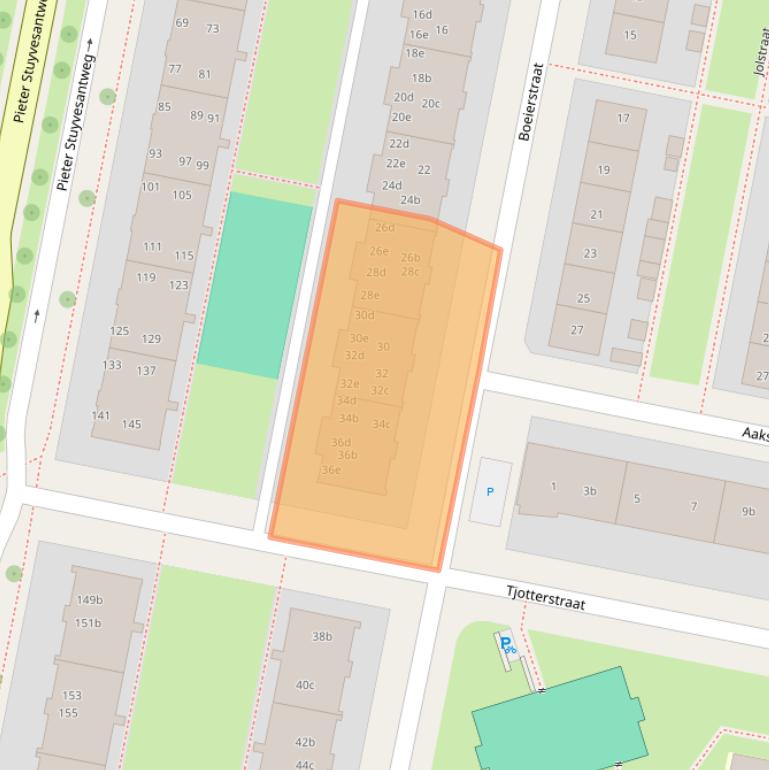 Kaart van postcodegebied 8937BN.