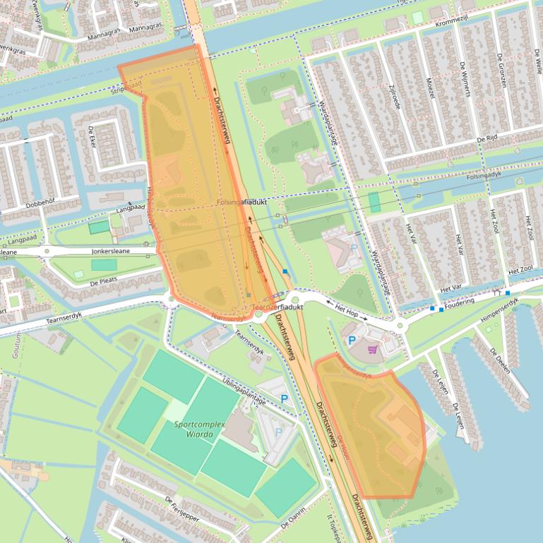 Kaart van postcodegebied 8939BZ.