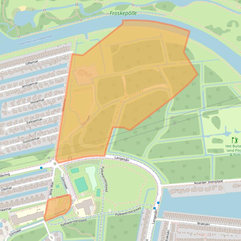 Kaart van postcodegebied 8939CC.