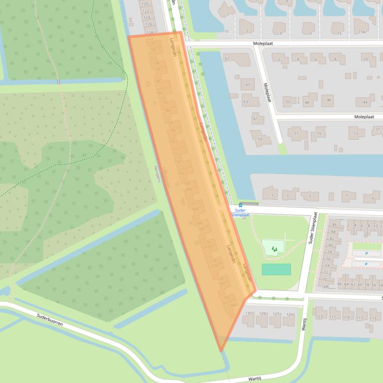 Kaart van postcodegebied 8939DV.