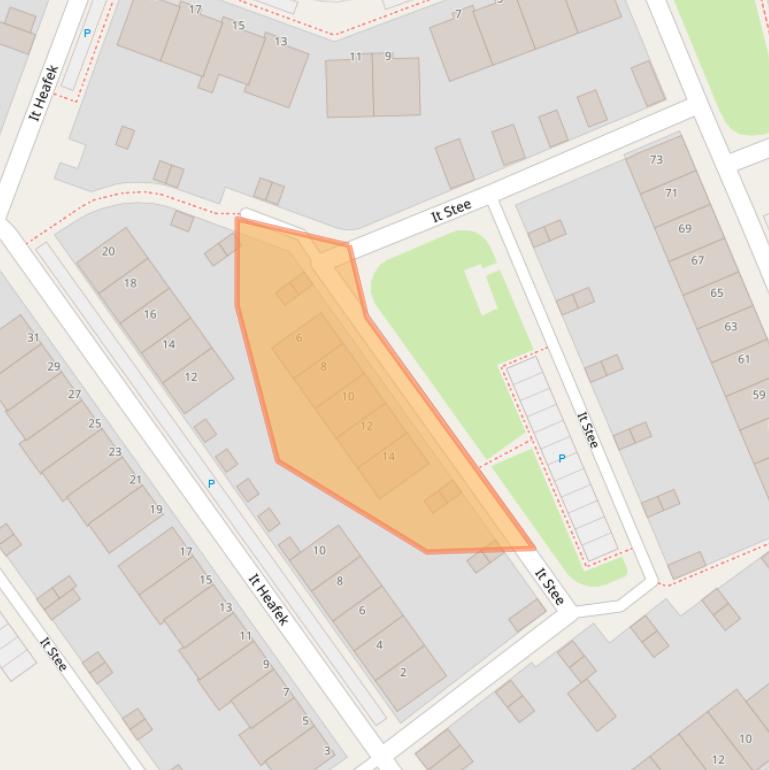 Kaart van postcodegebied 8941AE.