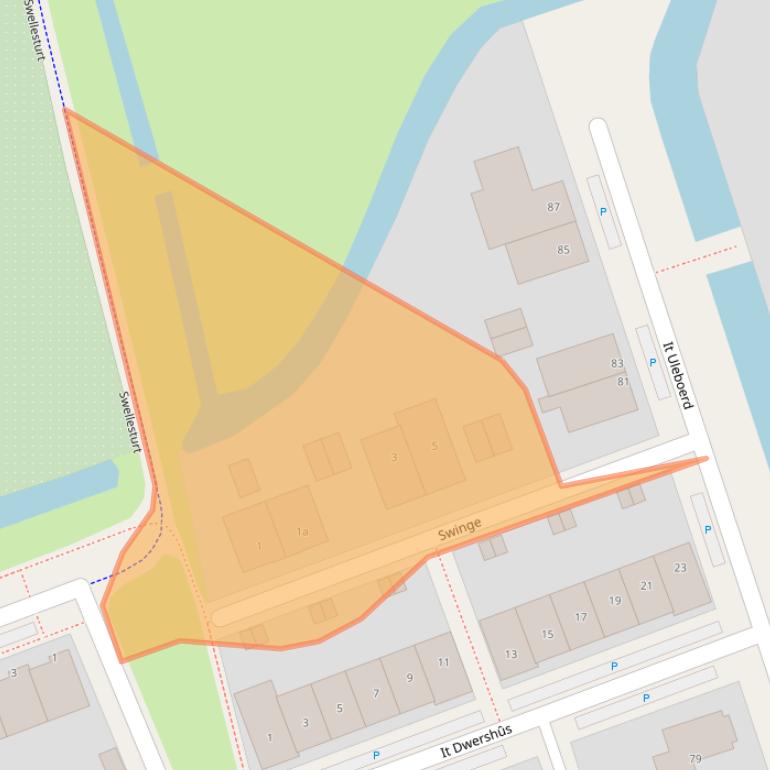 Kaart van postcodegebied 8941AV.