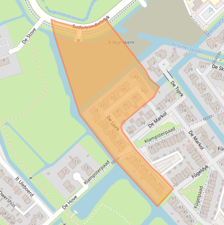 Kaart van postcodegebied 8941CB.