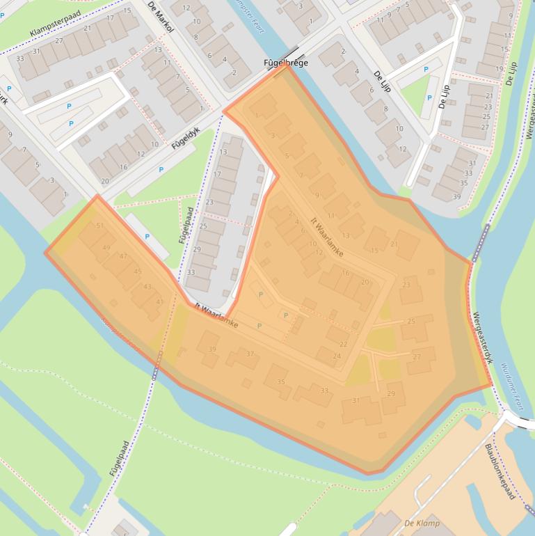 Kaart van postcodegebied 8941CG.