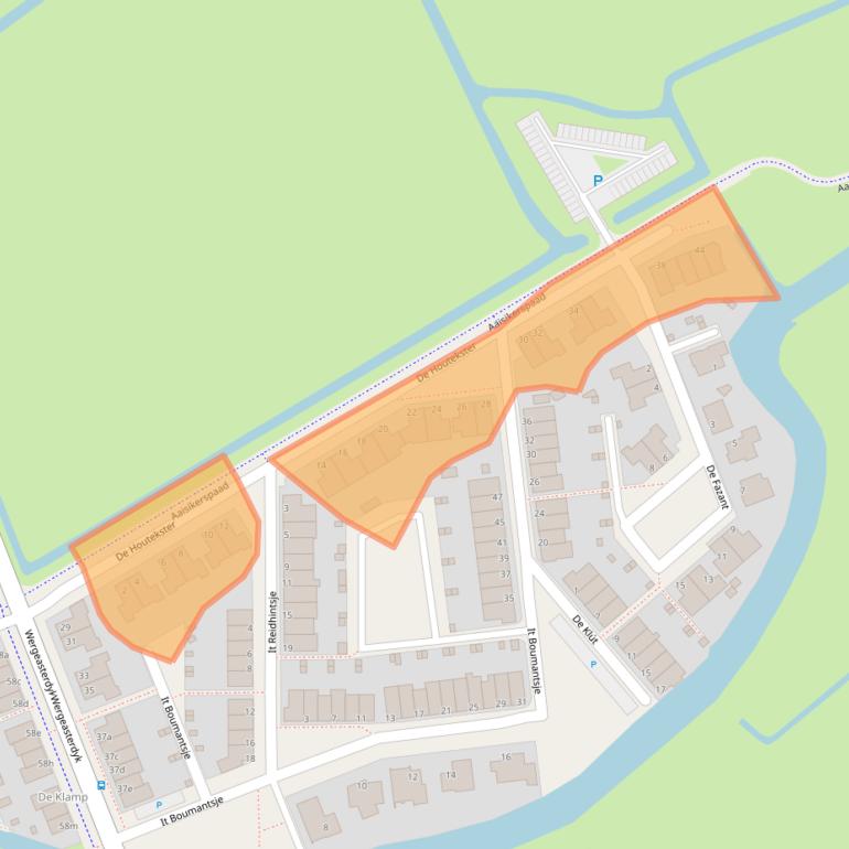 Kaart van postcodegebied 8941CS.