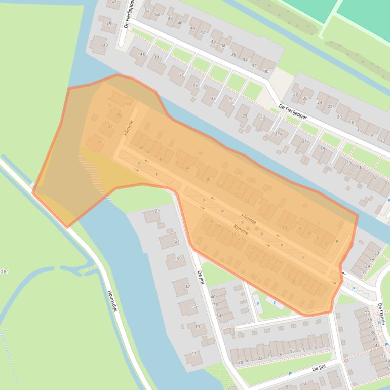 Kaart van postcodegebied 8941DK.