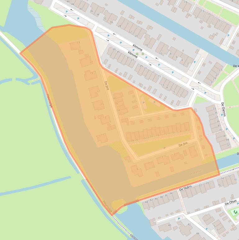 Kaart van postcodegebied 8941DL.