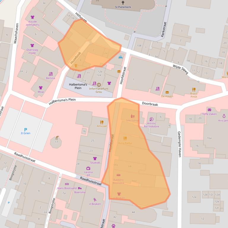 Kaart van postcodegebied 9001AN.