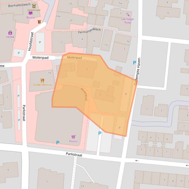 Kaart van postcodegebied 9001AR.