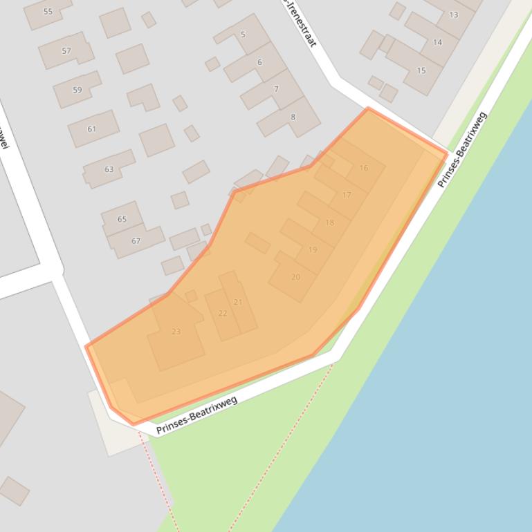 Kaart van postcodegebied 9001JN.