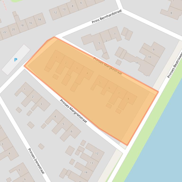 Kaart van postcodegebied 9001JS.