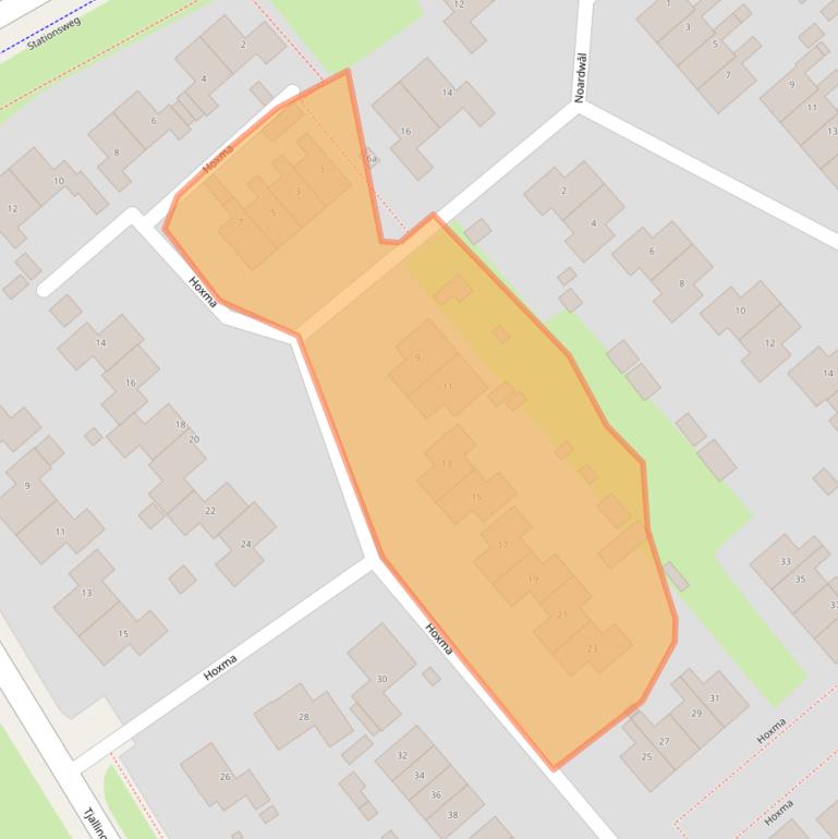 Kaart van postcodegebied 9001LC.