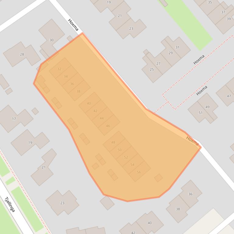 Kaart van postcodegebied 9001LG.