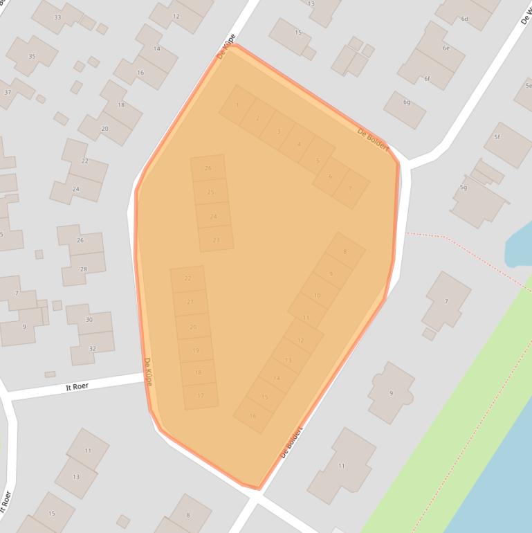 Kaart van postcodegebied 9001MD.