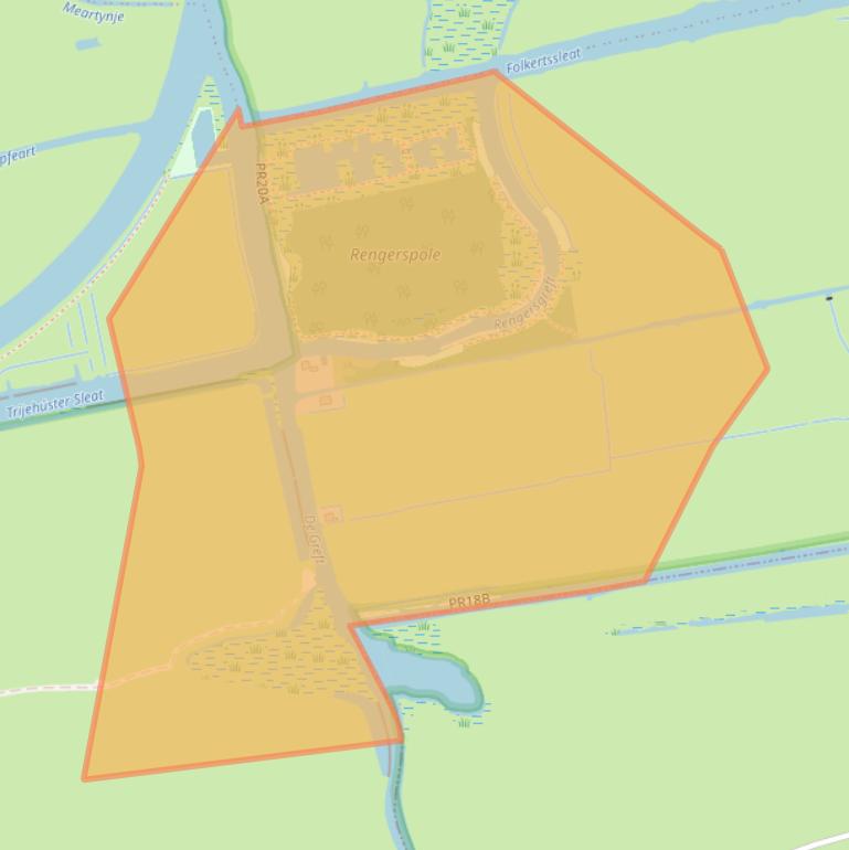 Kaart van postcodegebied 9001ZT.