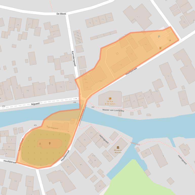 Kaart van postcodegebied 9003LJ.