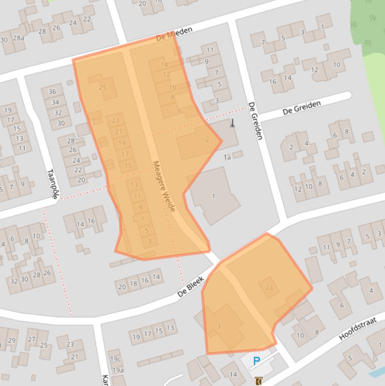 Kaart van postcodegebied 9003MG.