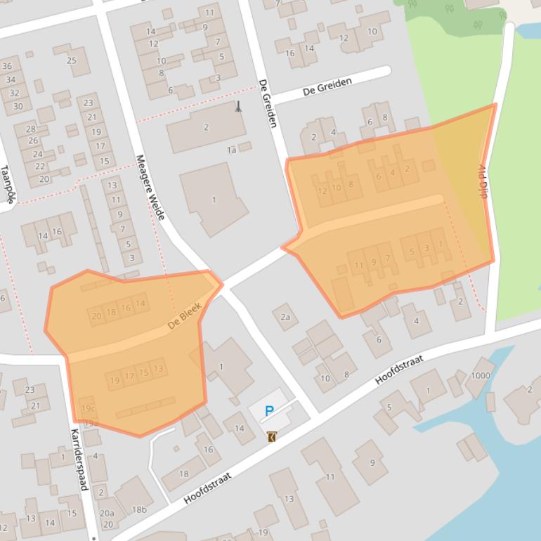 Kaart van postcodegebied 9003MH.