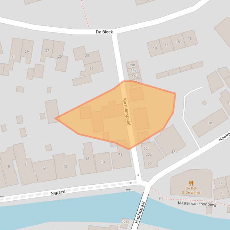 Kaart van postcodegebied 9003MV.