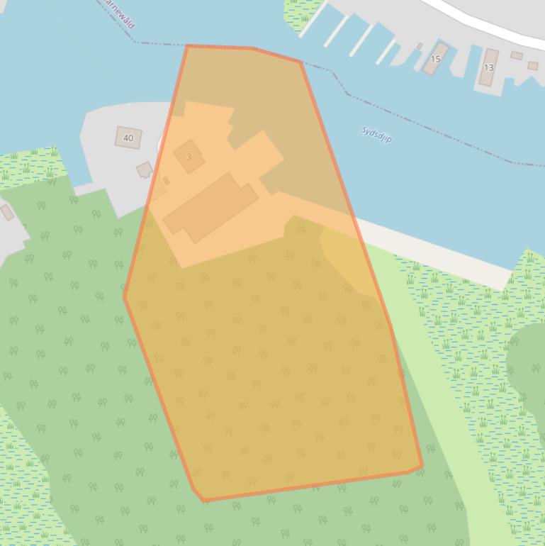 Kaart van postcodegebied 9003XA.