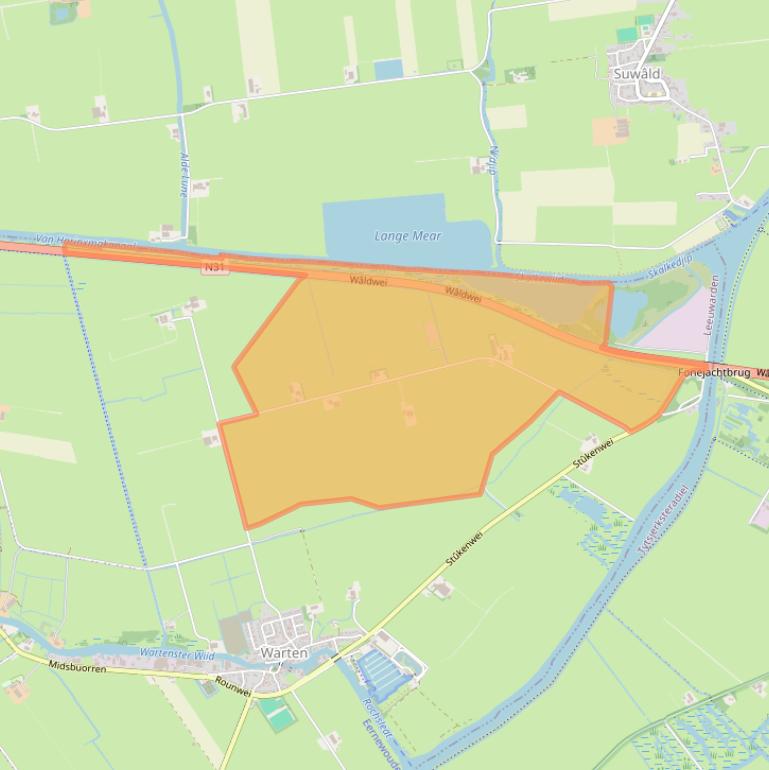 Kaart van postcodegebied 9003XR.