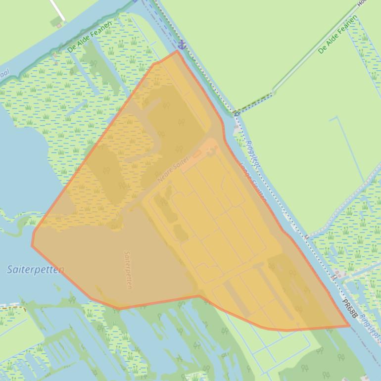 Kaart van postcodegebied 9003XT.