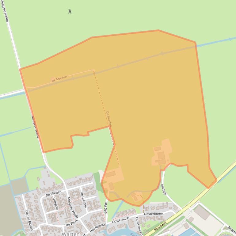 Kaart van postcodegebied 9003XW.