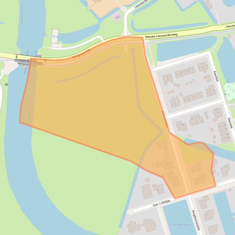 Kaart van postcodegebied 9005MJ.