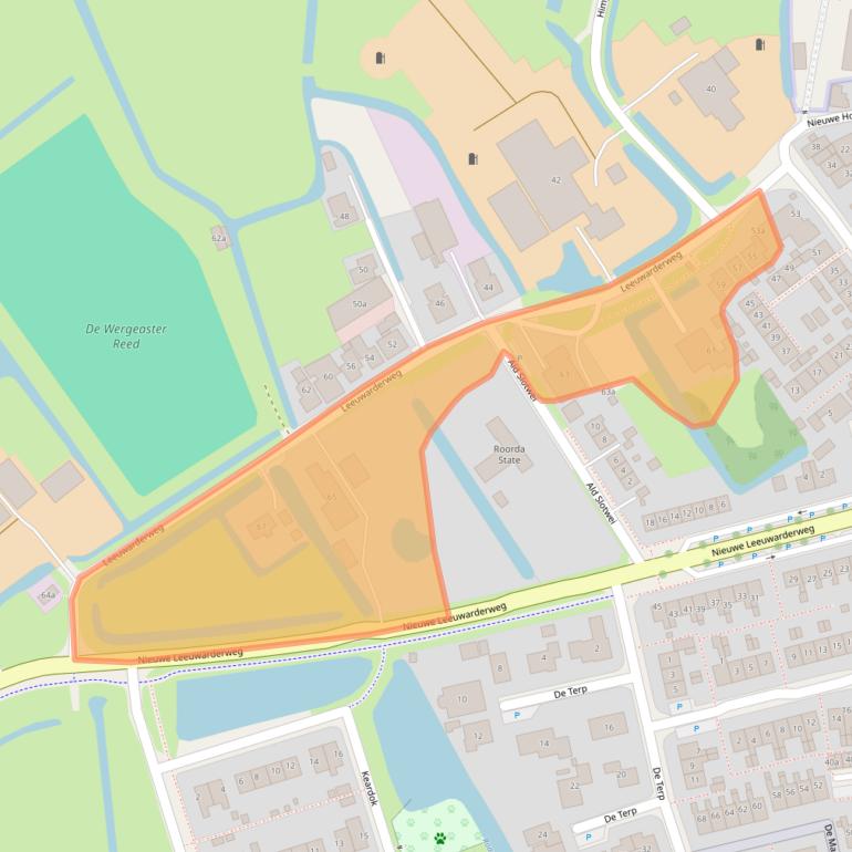 Kaart van postcodegebied 9005ND.