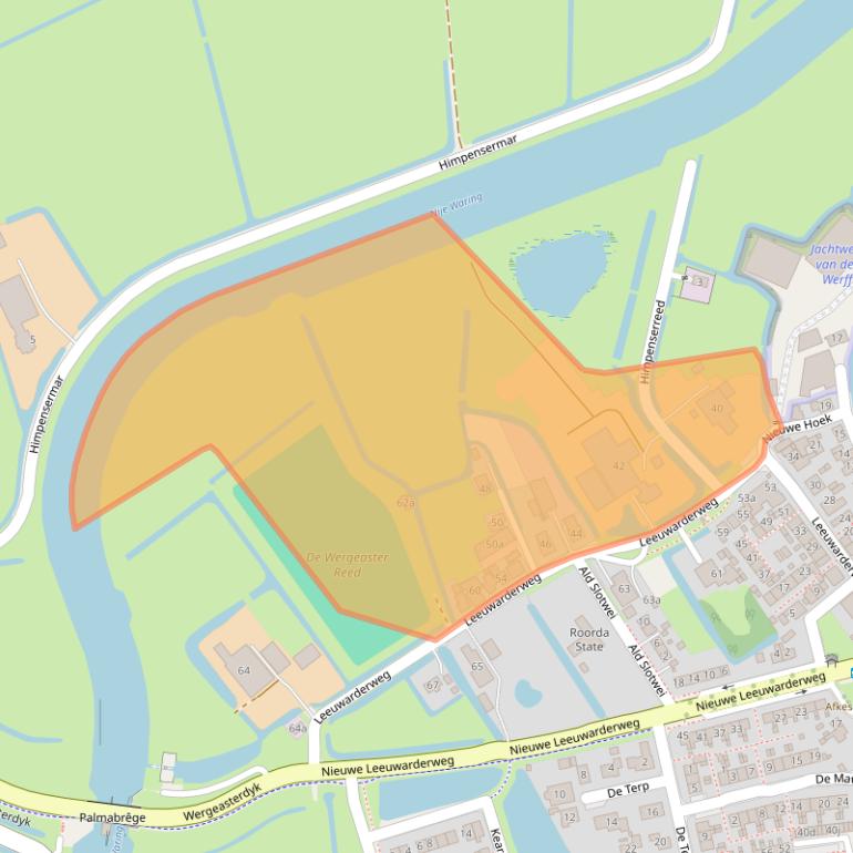 Kaart van postcodegebied 9005NG.