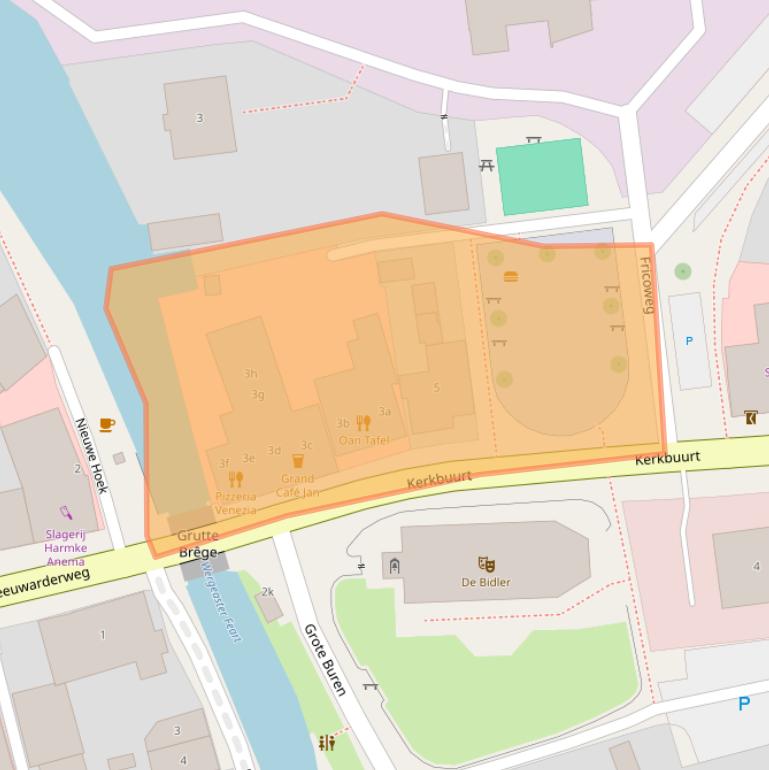 Kaart van postcodegebied 9005NZ.