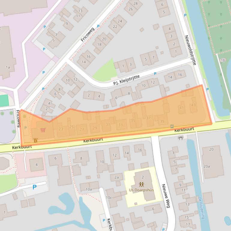Kaart van postcodegebied 9005PA.