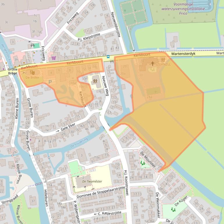 Kaart van postcodegebied 9005PB.