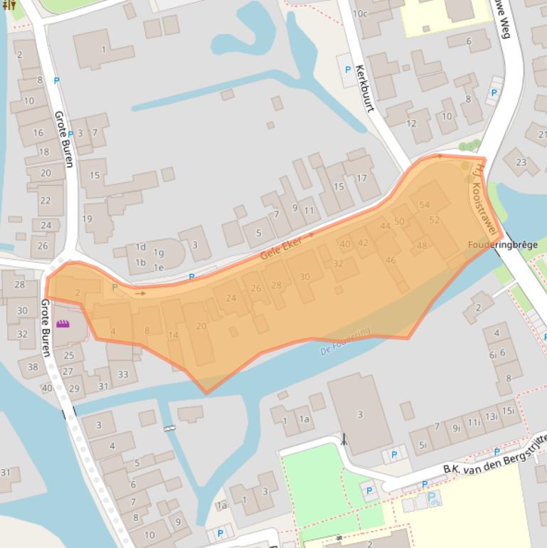 Kaart van postcodegebied 9005PN.