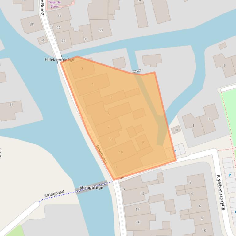 Kaart van postcodegebied 9005PT.