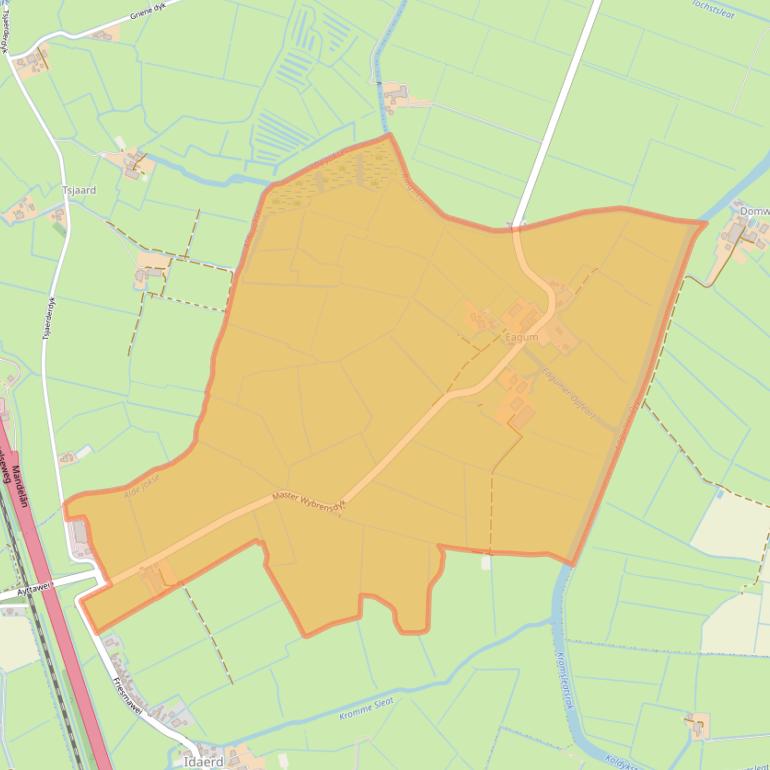 Kaart van postcodegebied 9006.