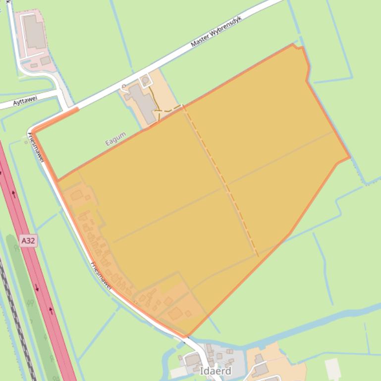Kaart van postcodegebied 9007SE.