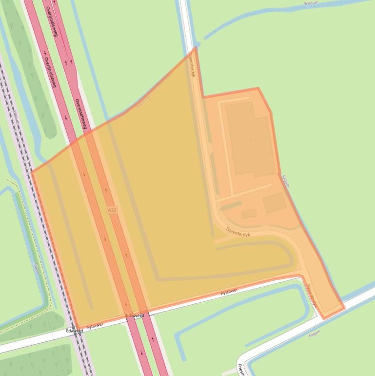 Kaart van postcodegebied 9007XG.