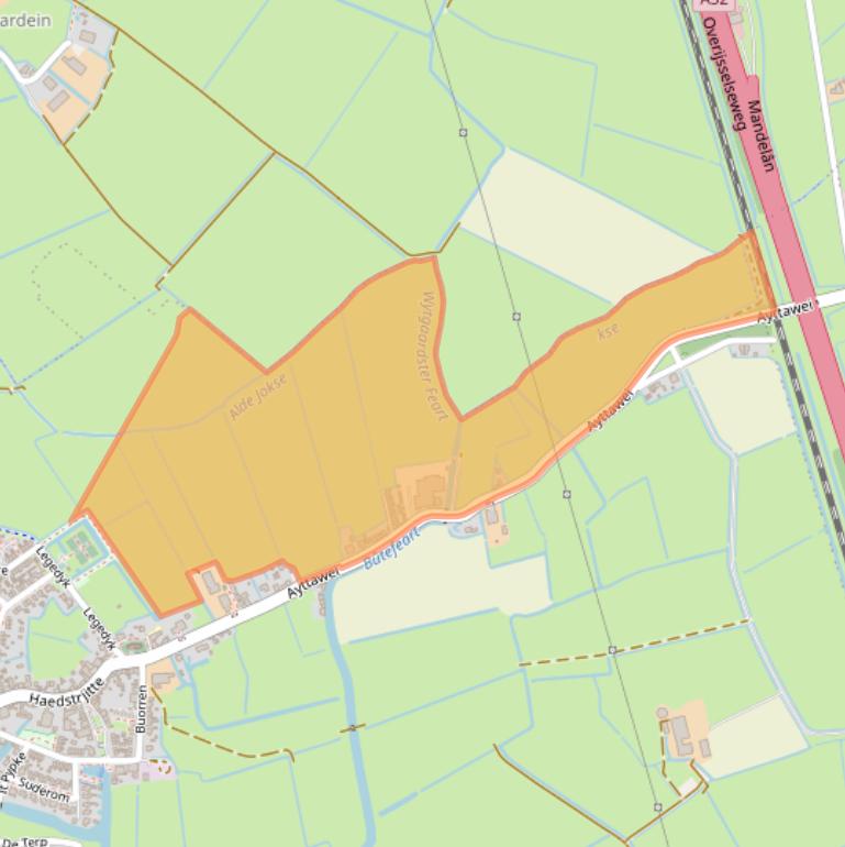 Kaart van postcodegebied 9008SJ.