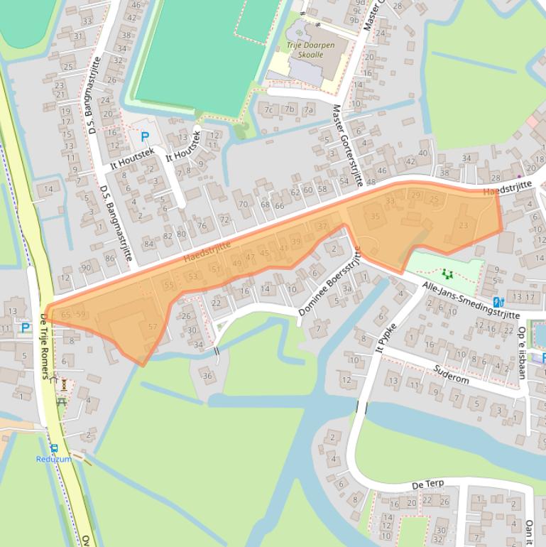 Kaart van postcodegebied 9008SN.