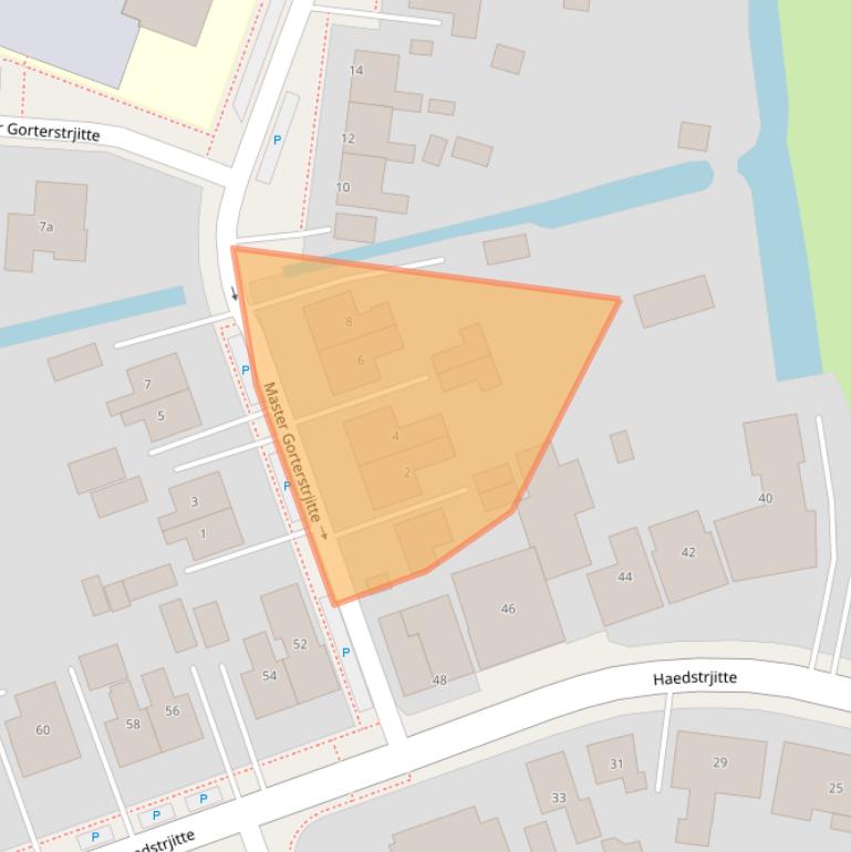 Kaart van postcodegebied 9008TD.