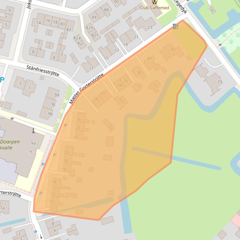 Kaart van postcodegebied 9008TE.